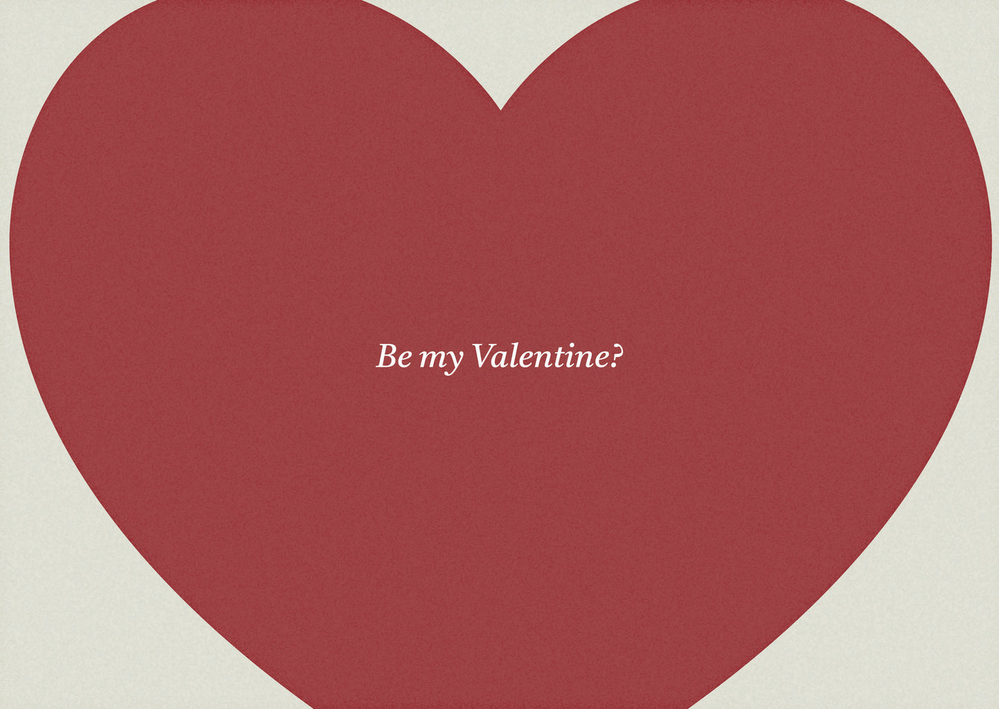Card 'Valentine heart'