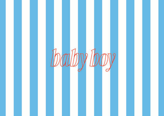 Card 'Baby Boy Blue'
