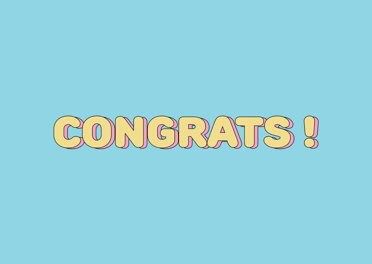 Card 'Congrats!'