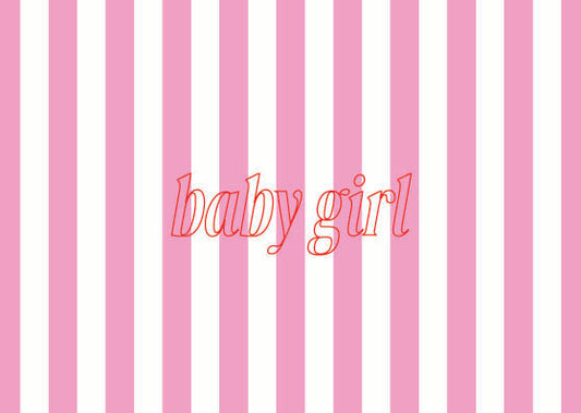 Card 'Baby Girl Pink'