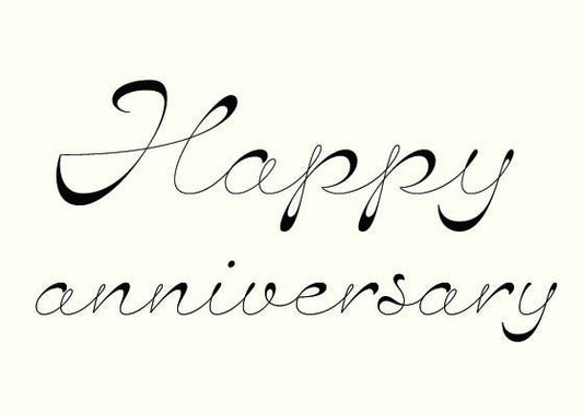 Card 'Happy anniversary'