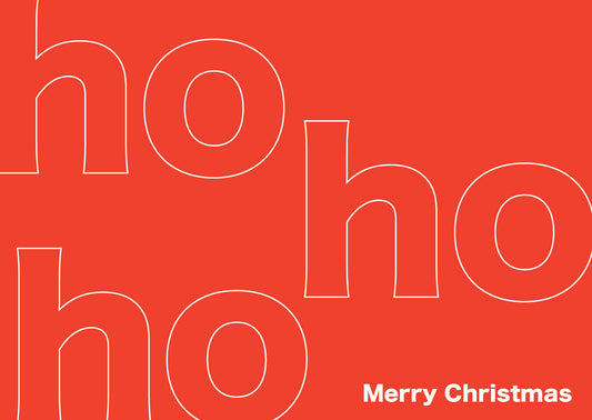 Card 'HO HO HO'