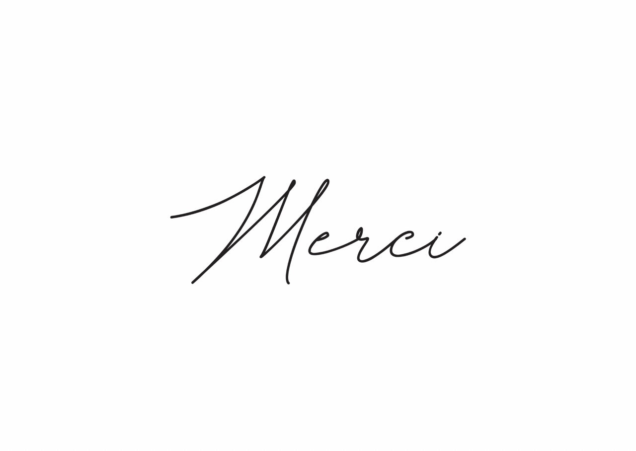 Card 'Merci'