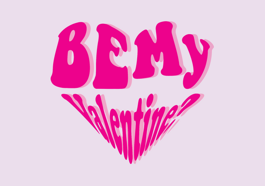 Card 'Be my Valentine'